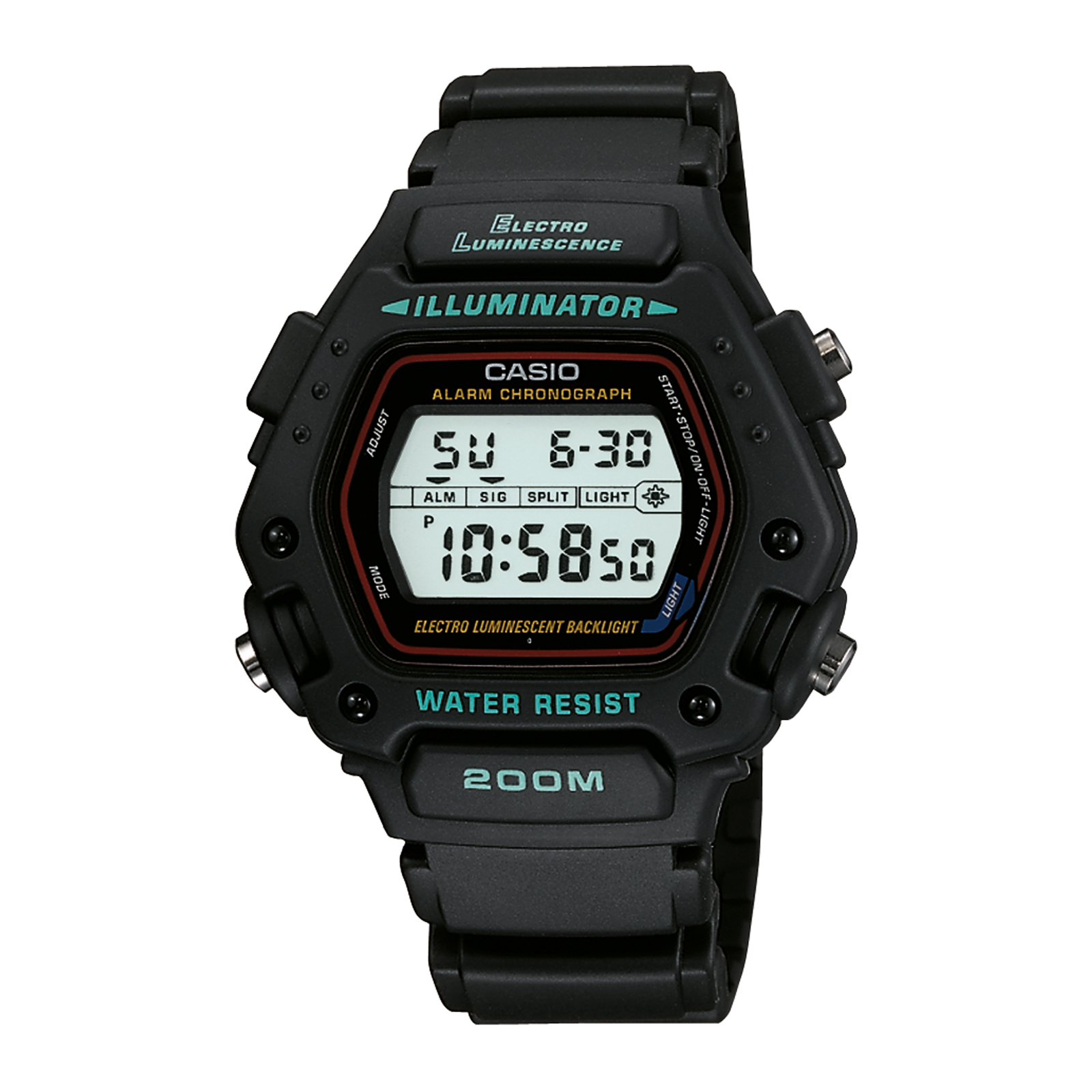 Reloj CASIO DW-290-1V Resina Hombre Negro