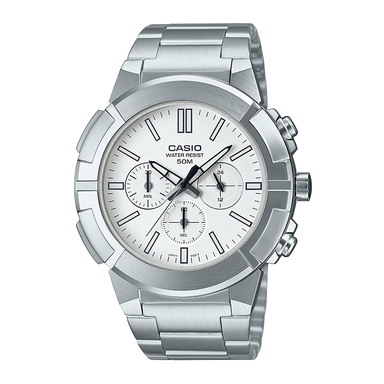 Reloj CASIO MTP-E500D-7A Acero Hombre Plateado