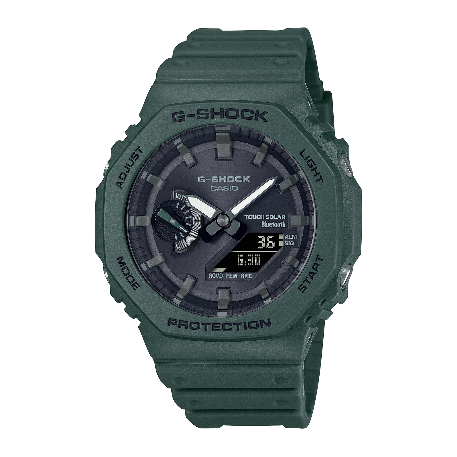 Reloj G-SHOCK GA-B2100-1A1 Carbono/Resina Hombre Negro - Btime