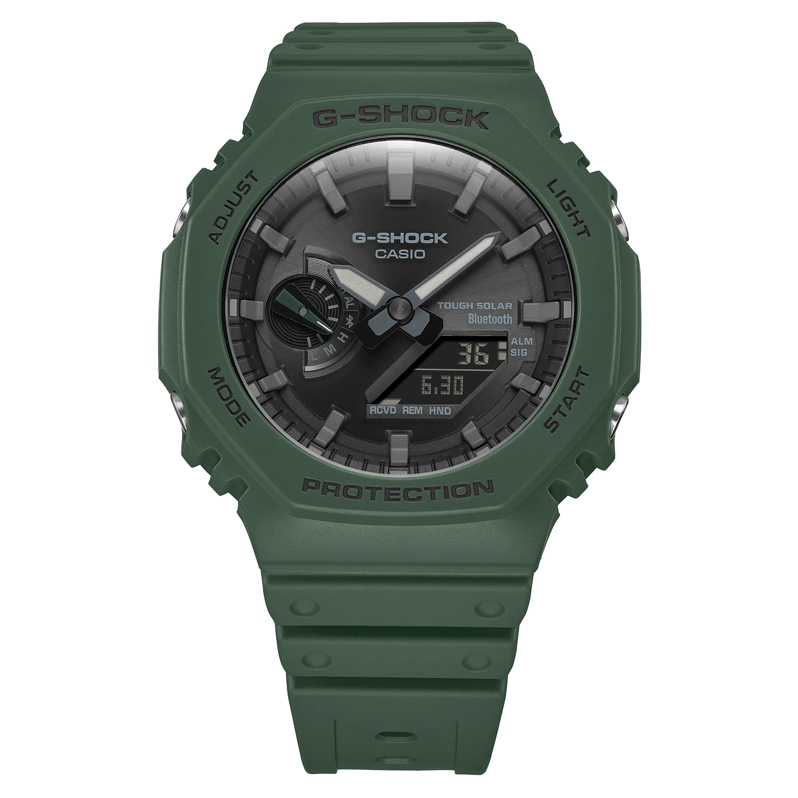 Reloj G-SHOCK GA-B2100-3A Carbono/Resina Hombre Verde