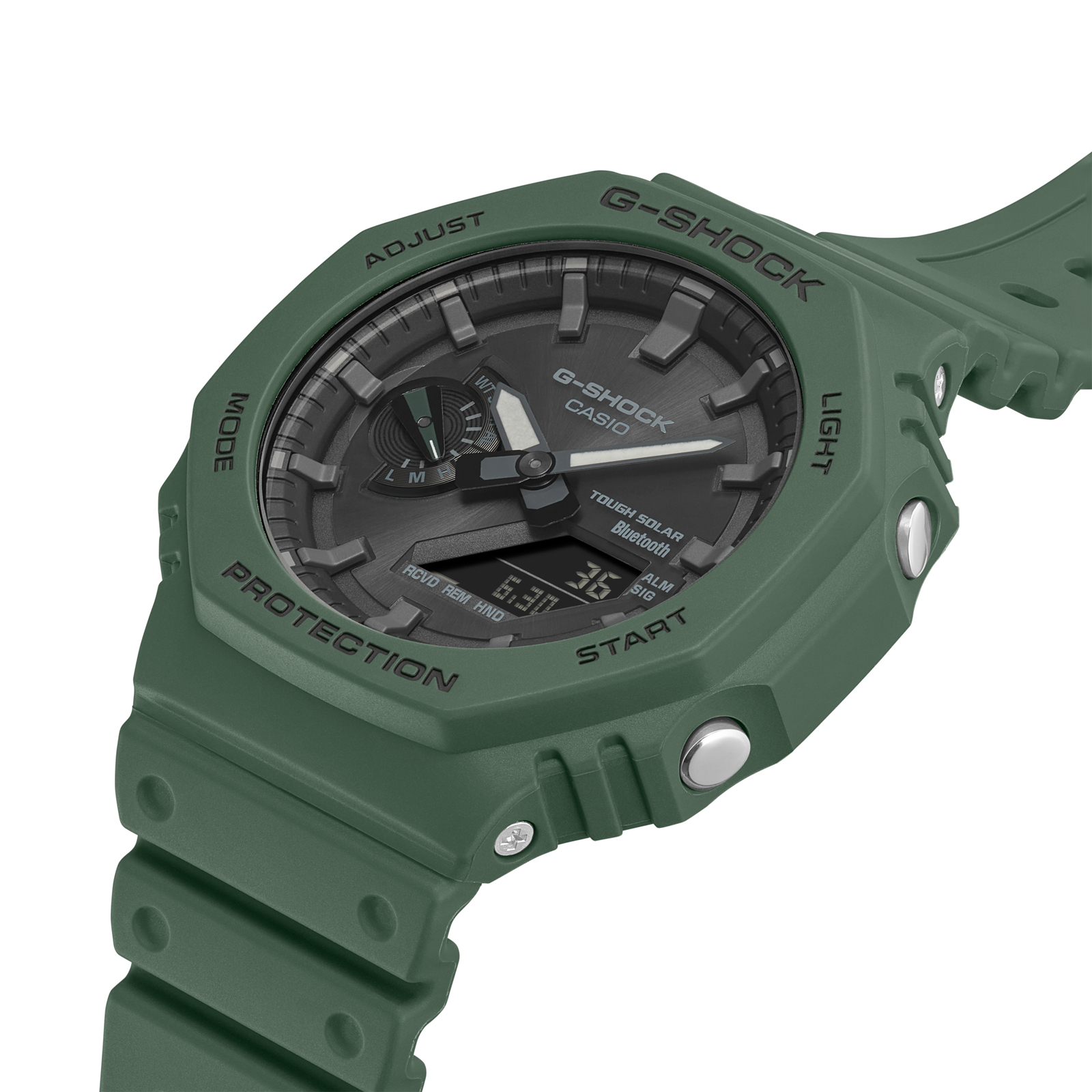 Reloj G-SHOCK GA-B2100-3A Carbono/Resina Hombre Verde