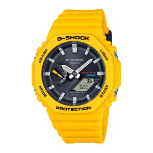 Reloj G-SHOCK GA-B2100C-9A Carbono/Resina Hombre Amarillo