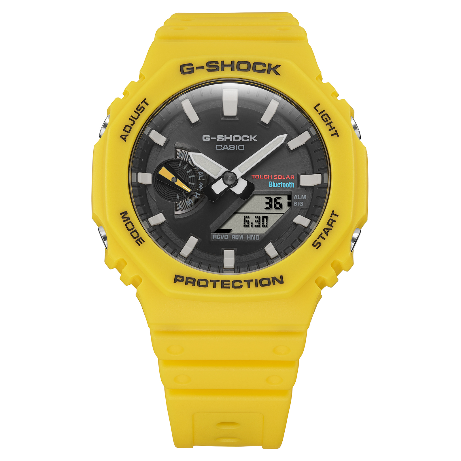 Reloj G-SHOCK GA-B2100C-9A Carbono/Resina Hombre Amarillo