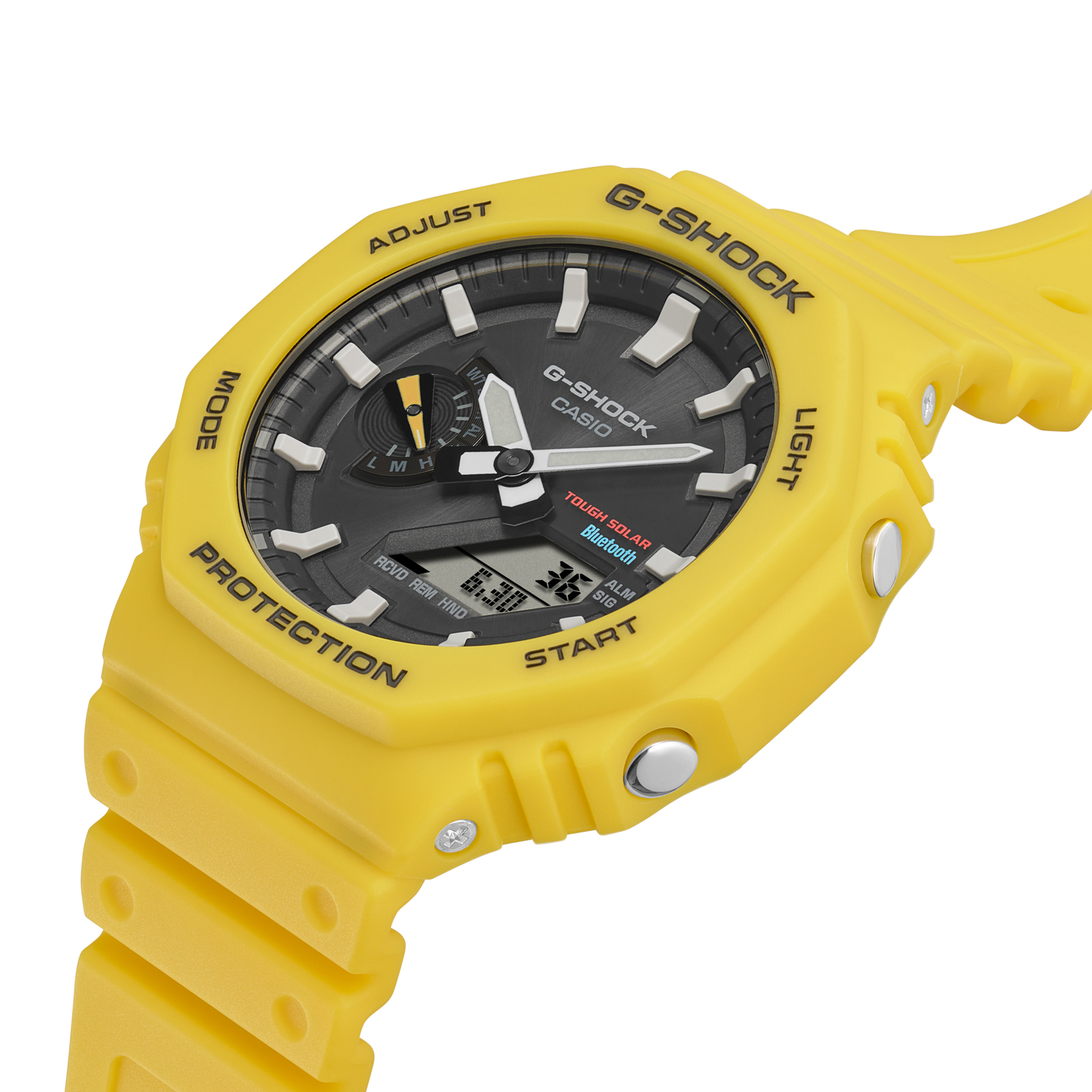 Reloj G-SHOCK GA-B2100C-9A Carbono/Resina Hombre Amarillo