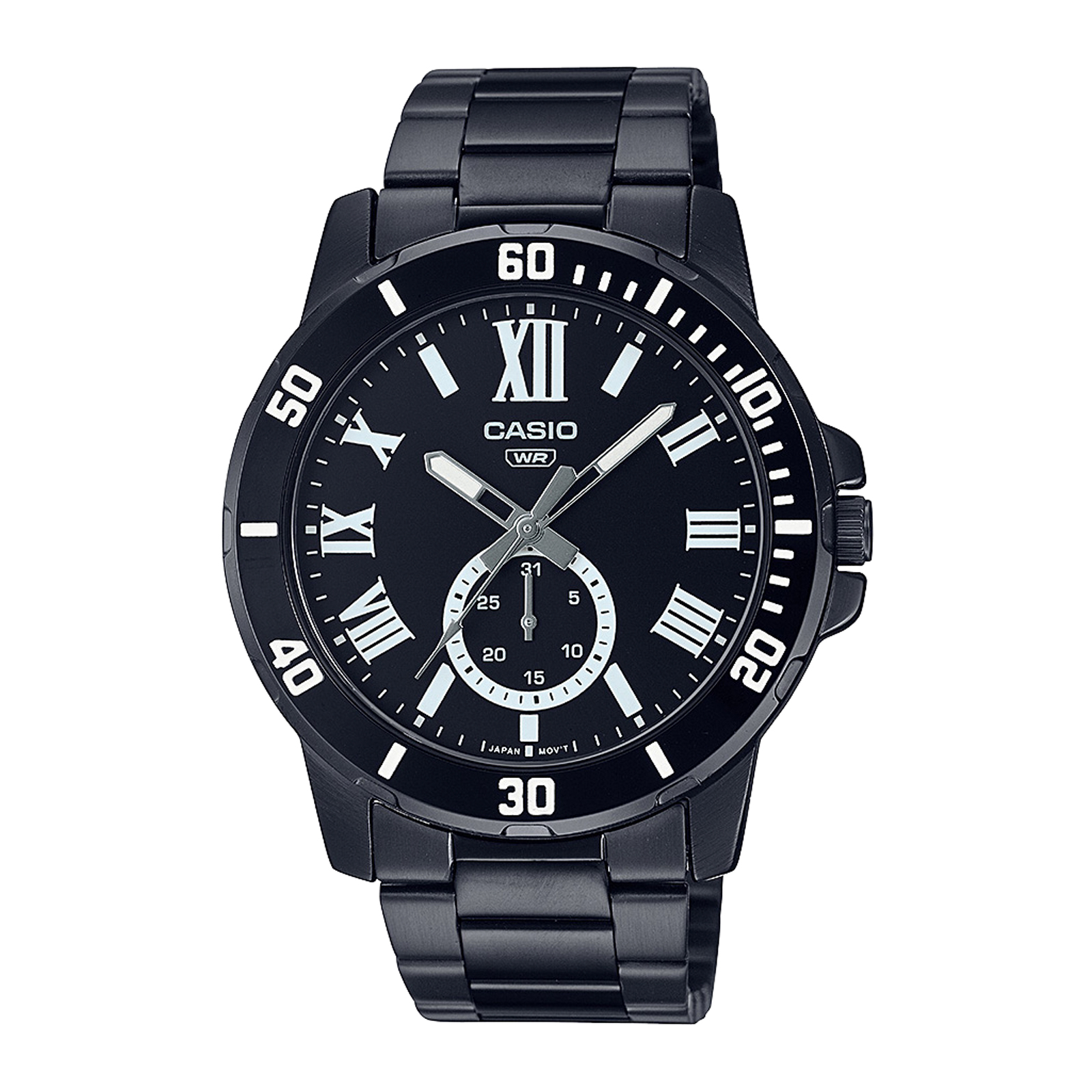 Reloj CASIO MTP-VD200B-1B Acero Hombre Negro