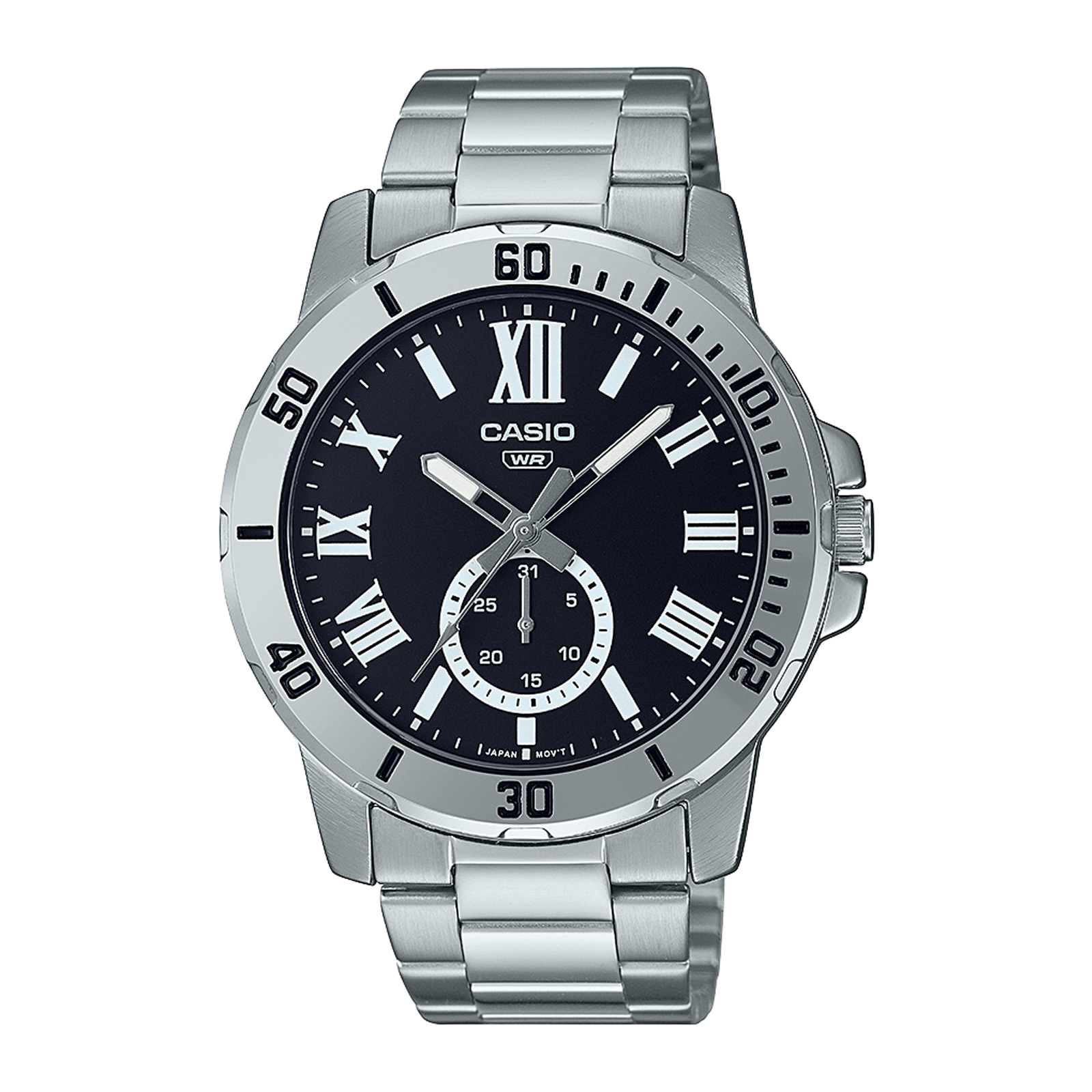 Reloj CASIO MTP-VD200D-1B Acero Hombre Plateado