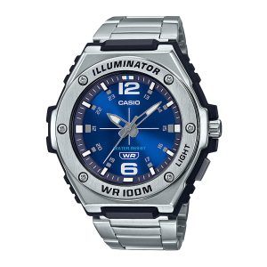 Reloj CASIO MWA-100HD-2A Resina/Acero Hombre Plateado