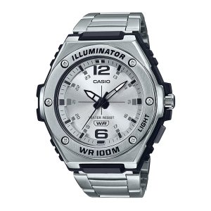 Reloj CASIO MWA-100HD-7A Resina/Acero Hombre Plateado