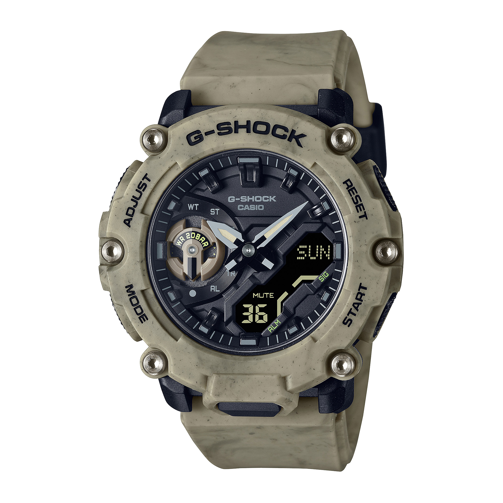 Reloj G-SHOCK GA-2200SL-5A Resina Hombre Beige