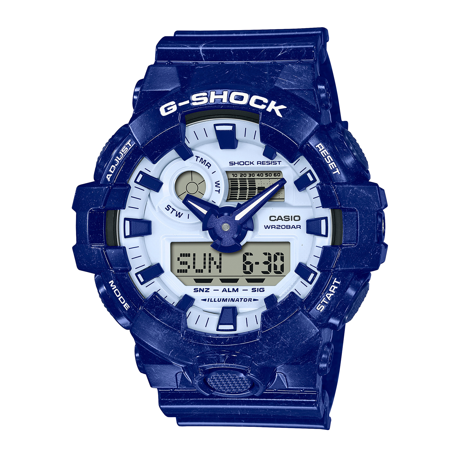 Reloj G-SHOCK GA-700BWP-2A Resina Hombre Azul
