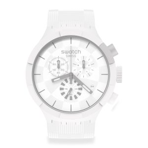 Reloj SWATCH CHEQUERED WHITE SB02W400 Blanco
