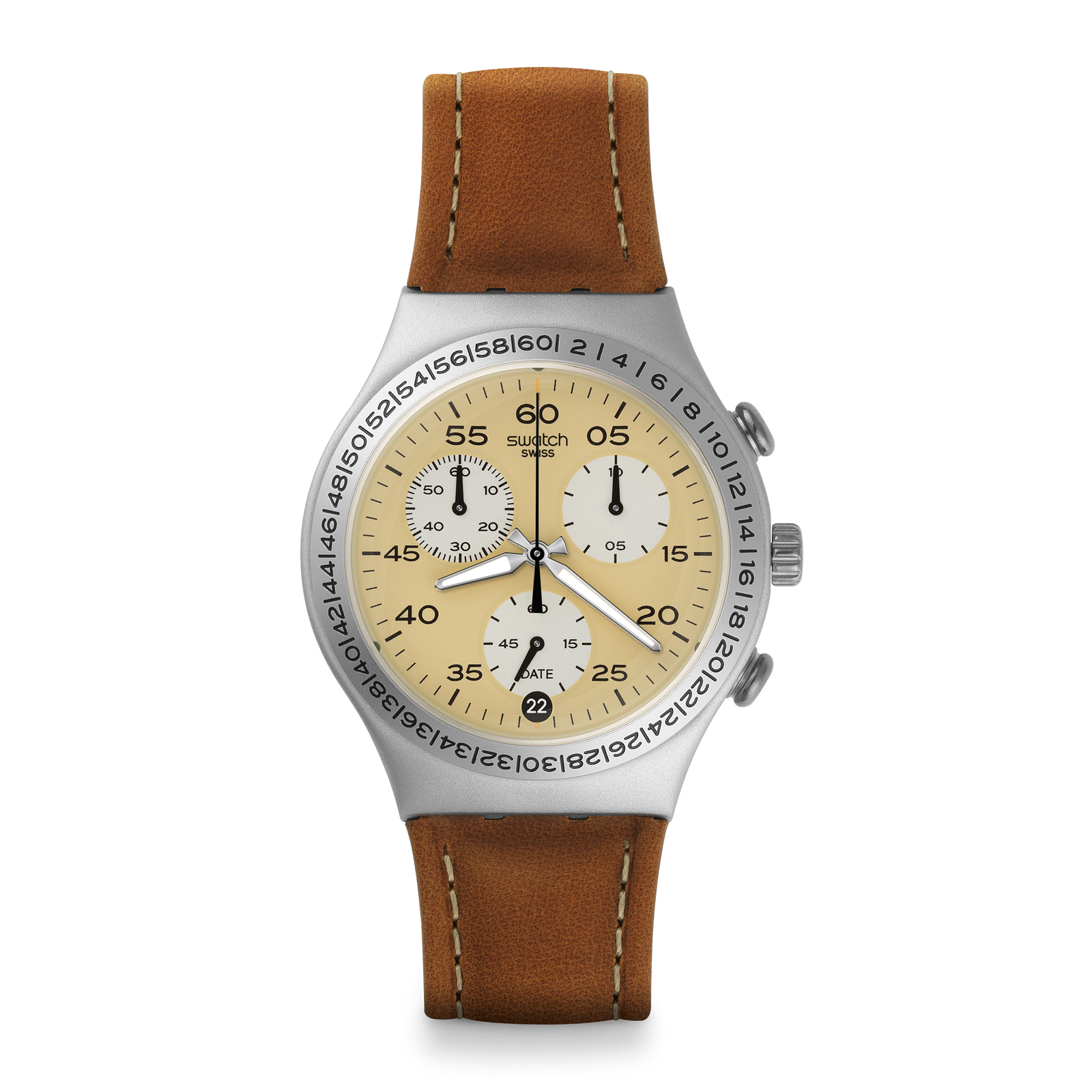 Reloj SWATCH BRUSHED EARTH YCS4053 Gris