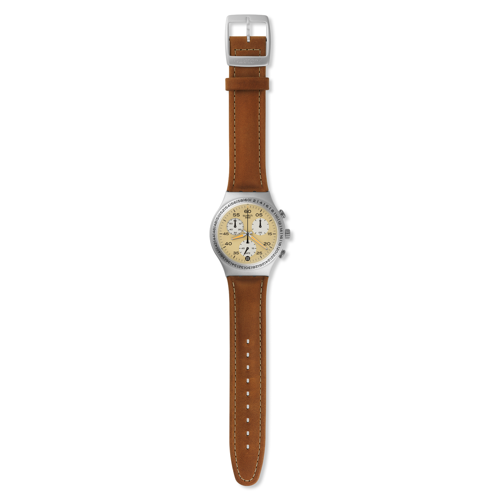 Reloj SWATCH BRUSHED EARTH YCS4053 Gris