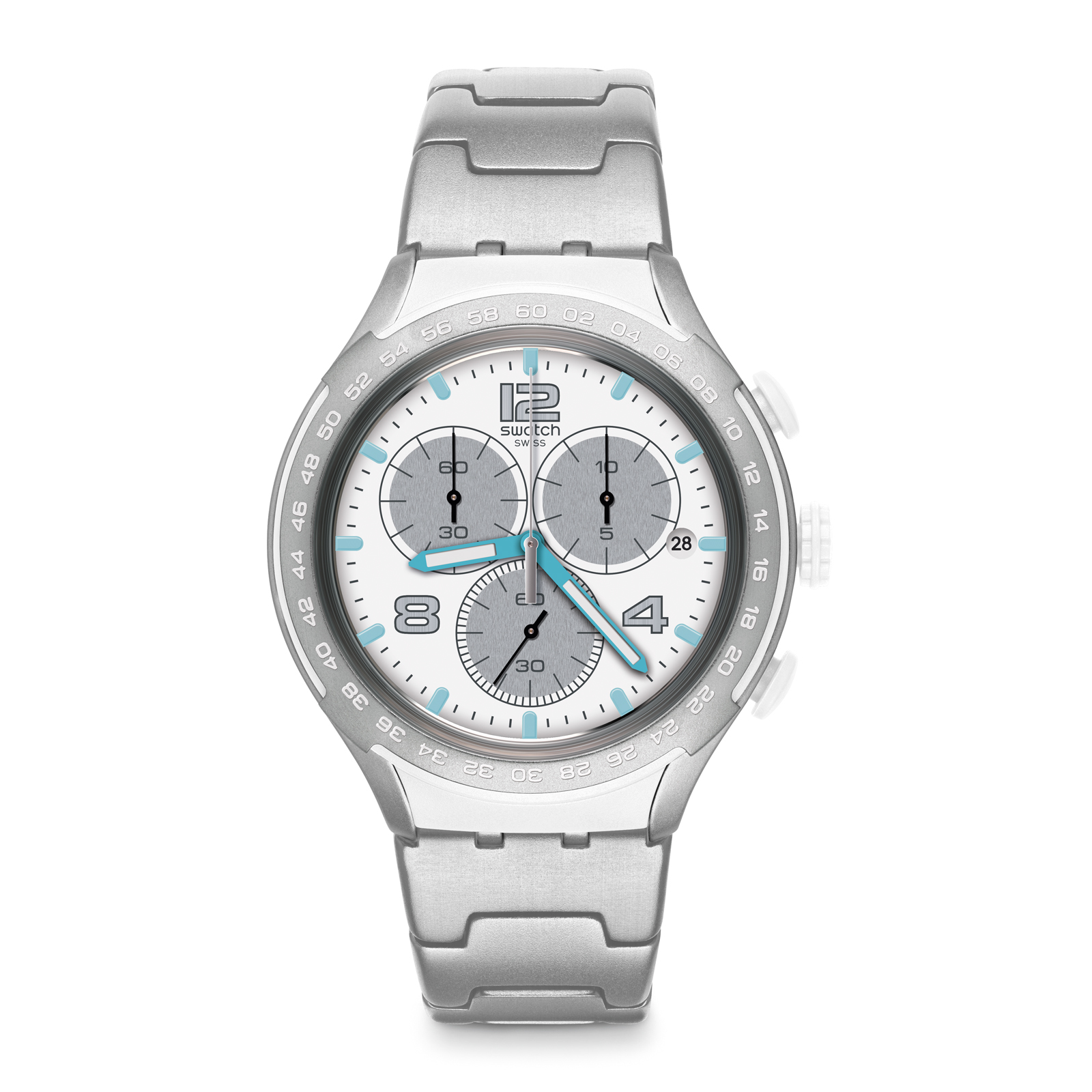 Reloj SWATCH PURE ATTACK YYS4024AG Plateado