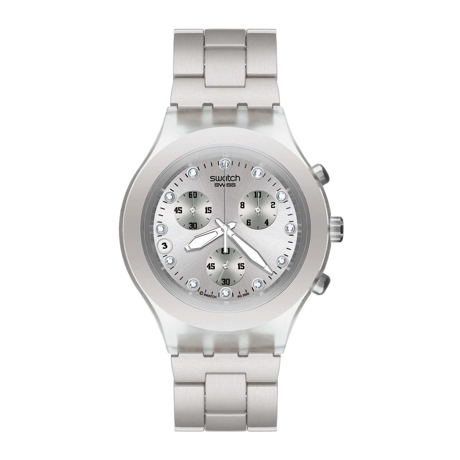 Reloj SWATCH FULL-BLOODED SILVER SVCK4038G Transparente