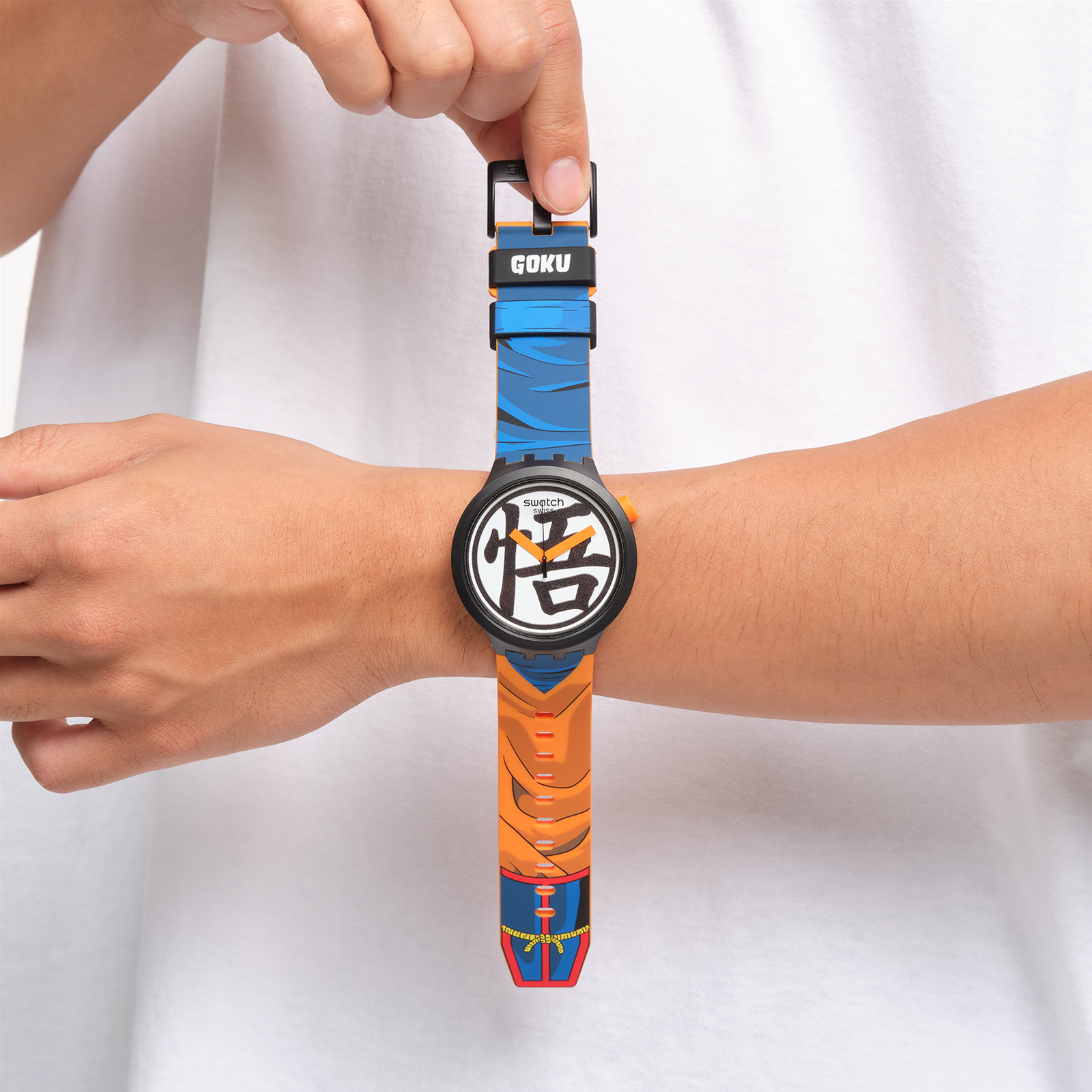 Reloj SWATCH GOKU X SWATCH SB01Z101 Negro