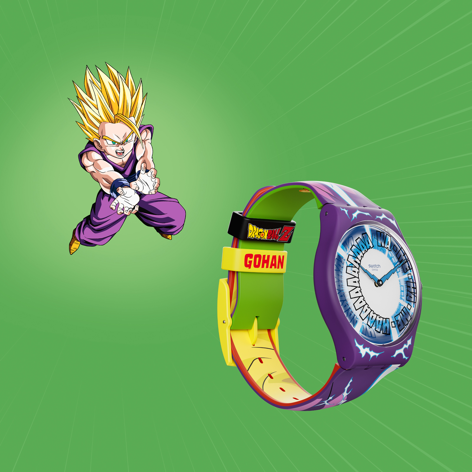 Reloj SWATCH GOHAN X SWATCH SUOZ345 Purpura