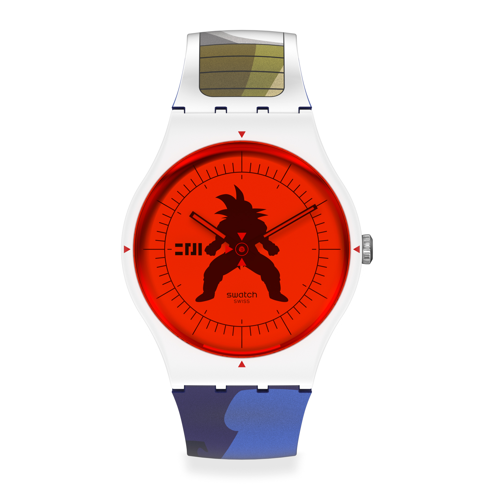 Reloj SWATCH VEGETA X SWATCH SUOZ348 Blanco