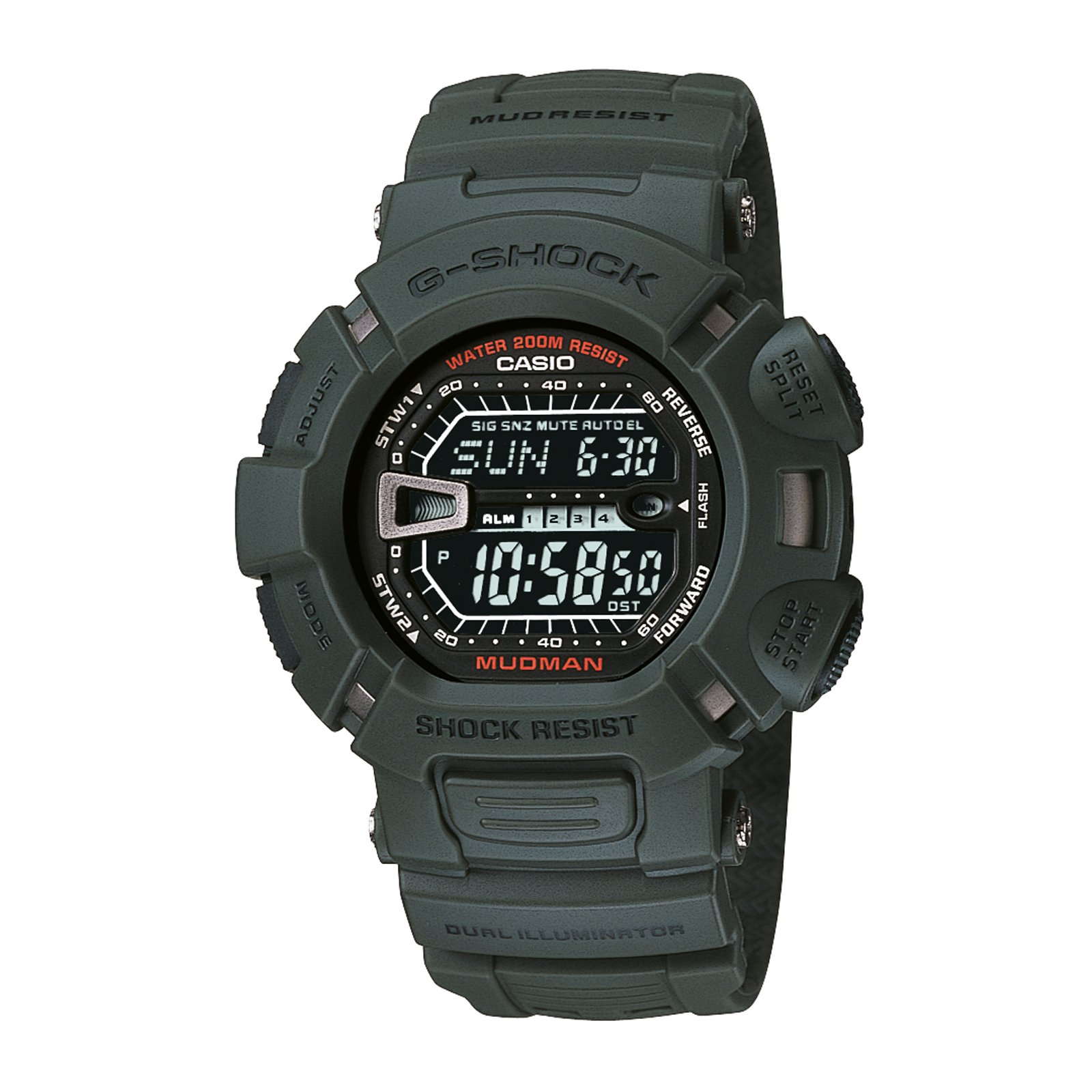 Reloj G-SHOCK G-9000-3V Resina/Acero Hombre Verde