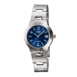 Reloj casio 2025 plateado con azul