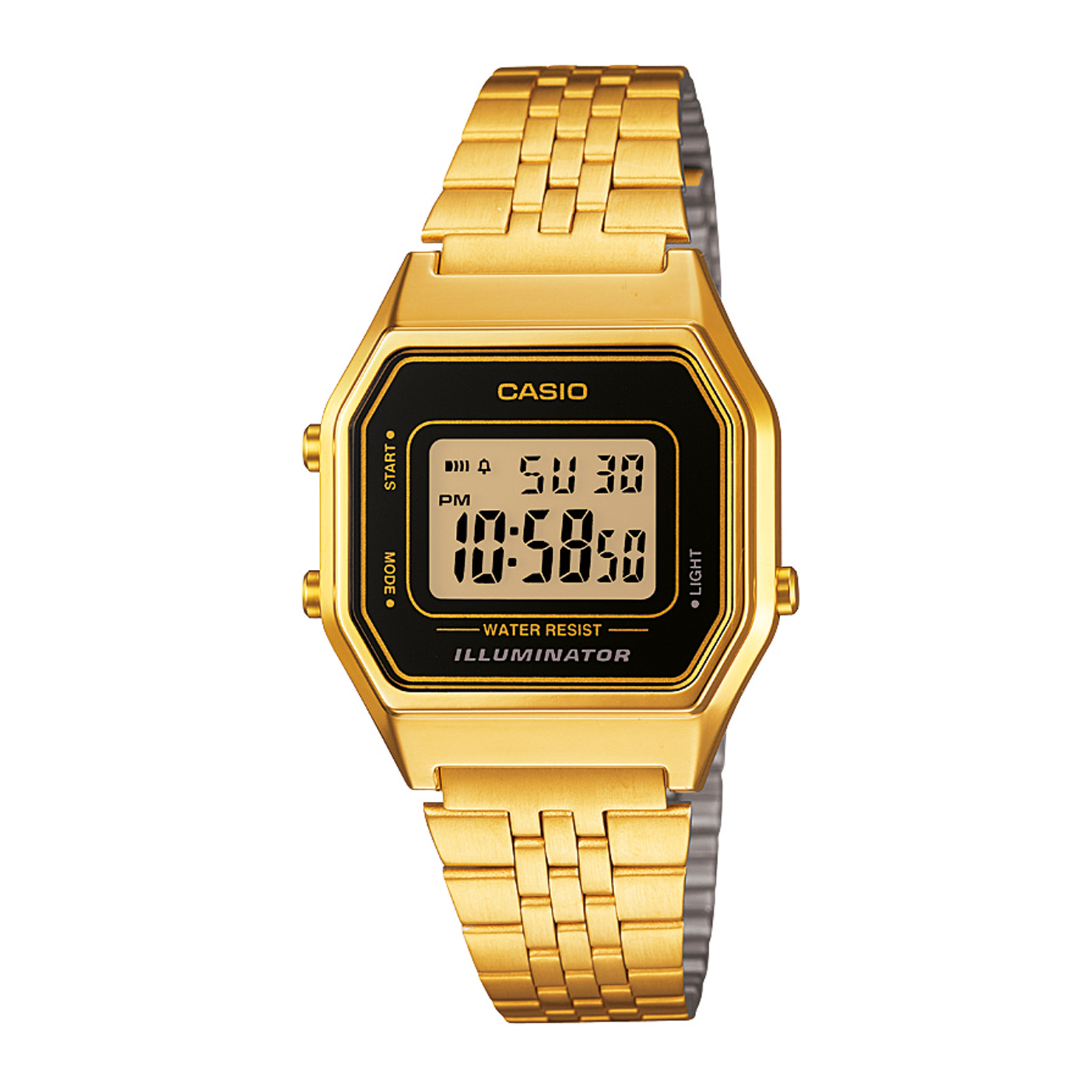 Reloj CASIO LA680WGA-1D Resina Mujer Dorado