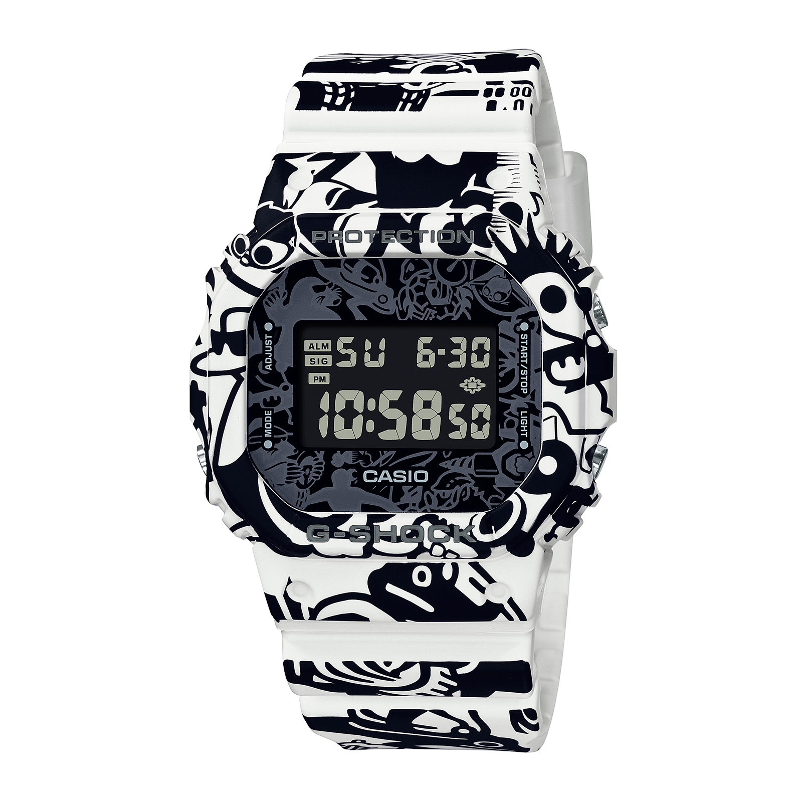 Reloj G-SHOCK DW-5600GU-7D Resina Hombre Blanco