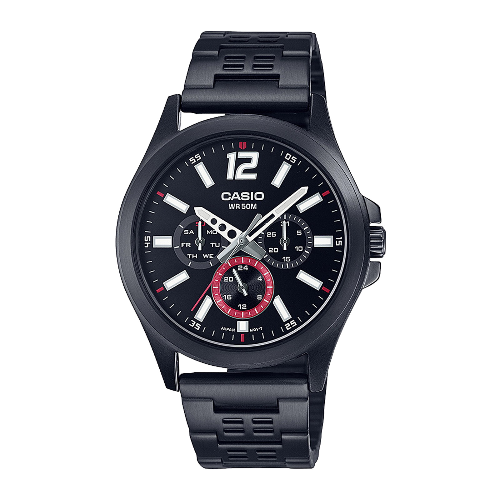 Reloj CASIO MTP-E350B-1B Acero Hombre Negro