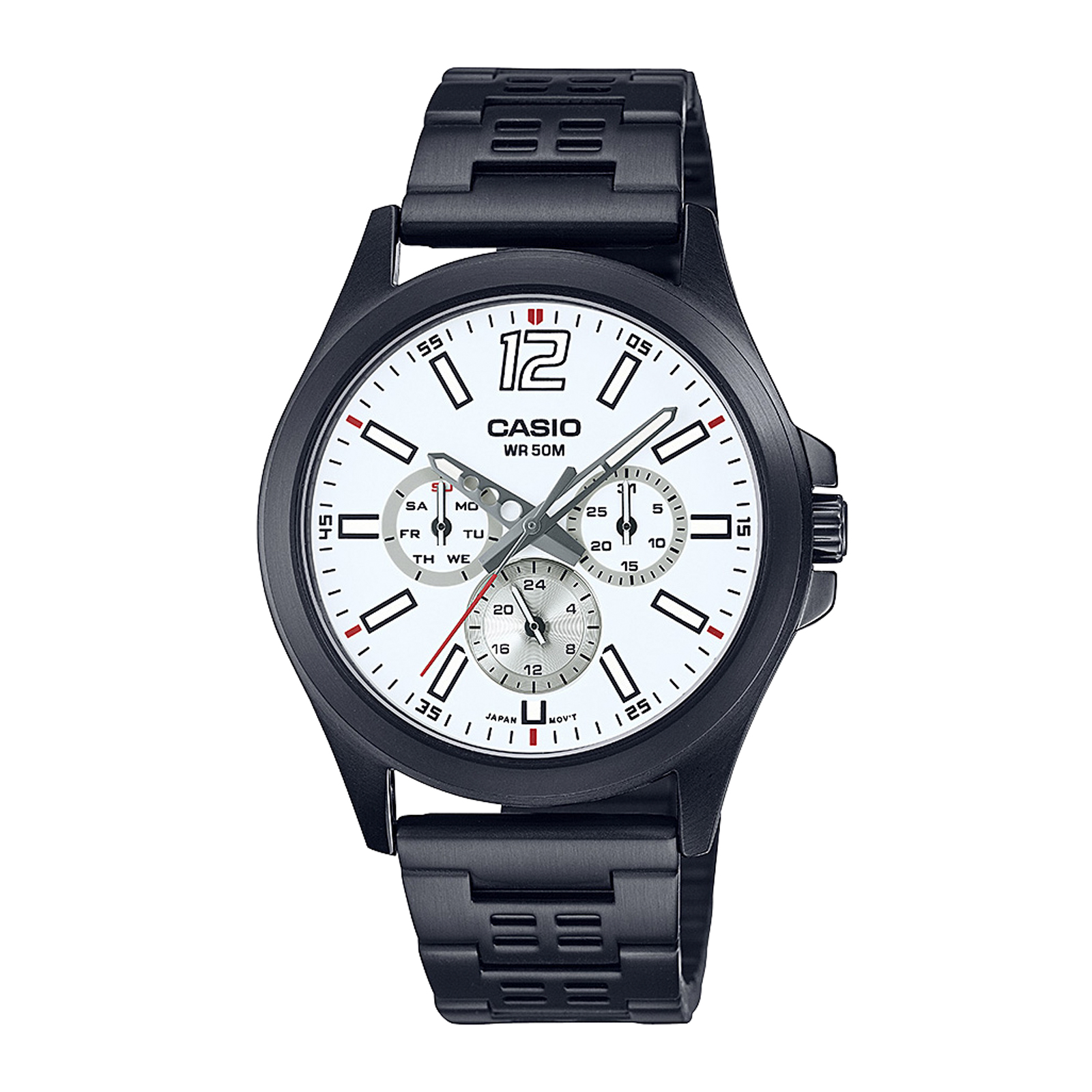 Reloj CASIO MTP-E350B-7B Acero Hombre Negro