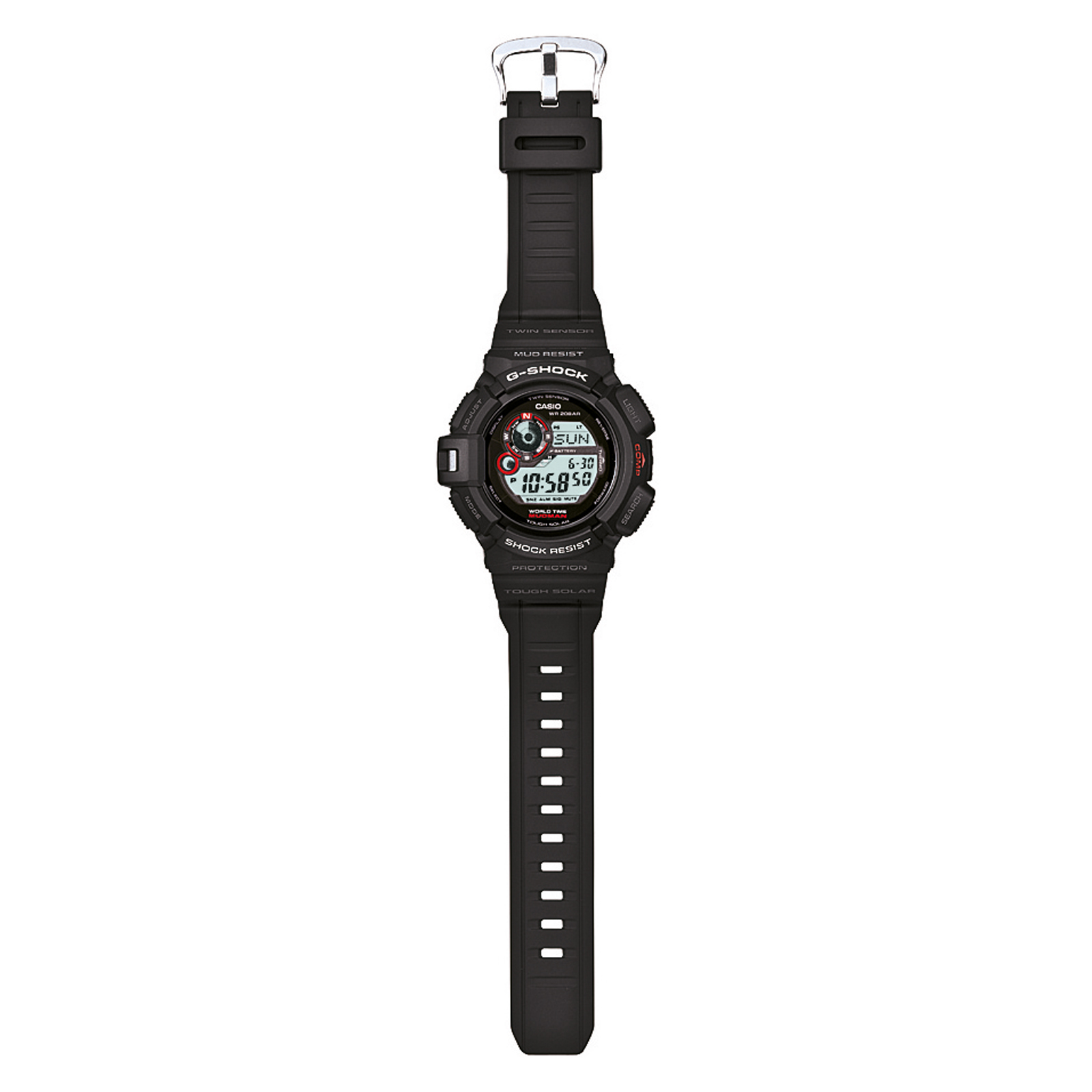 Reloj G-SHOCK G-9300-1D Resina/Aluminio Hombre Negro