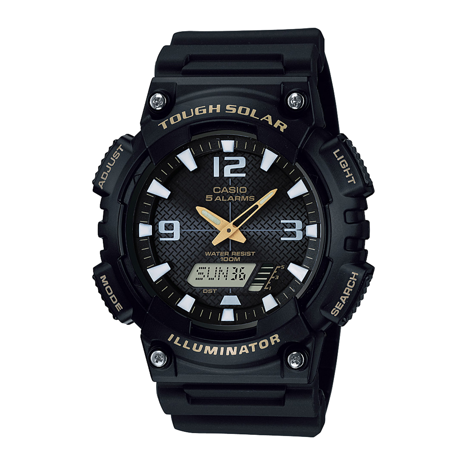 Reloj CASIO AQ-S810W-1B Resina Juvenil Negro
