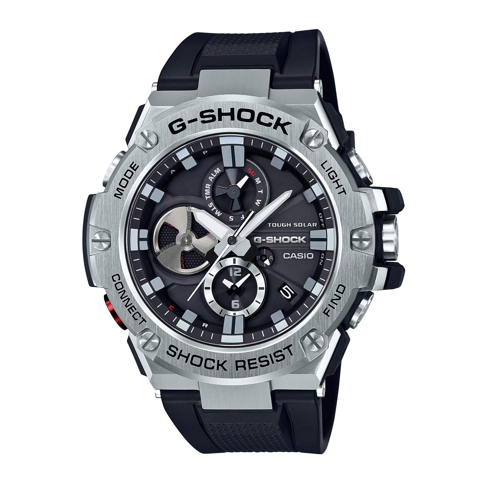 Reloj G-SHOCK GST-B100-1A Resina/Acero Hombre Plateado