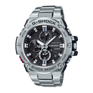 Reloj G-SHOCK GST-B100D-1A Resina/Acero Hombre Plateado