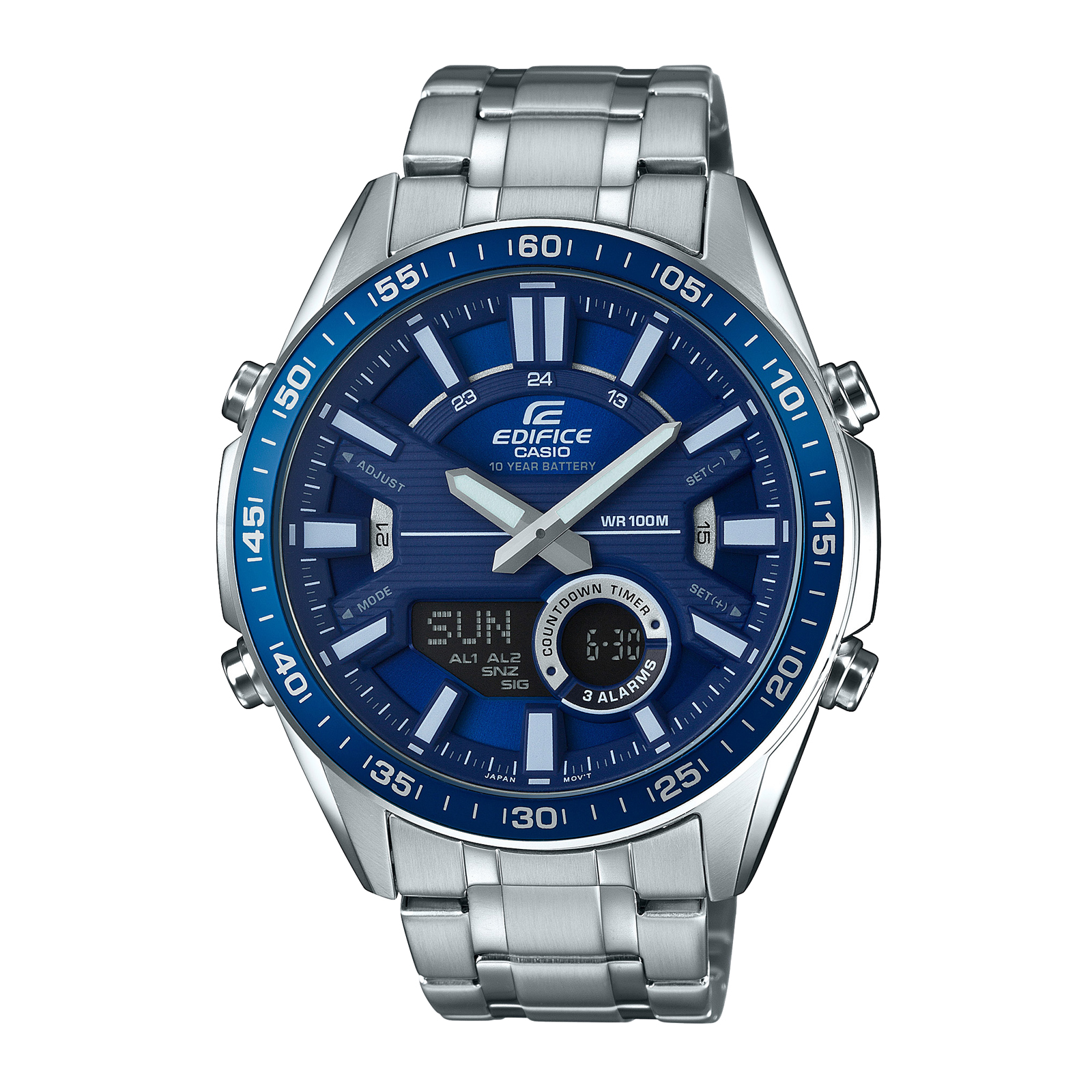 Reloj EDIFICE EFV-C100D-2A Acero Hombre Plateado