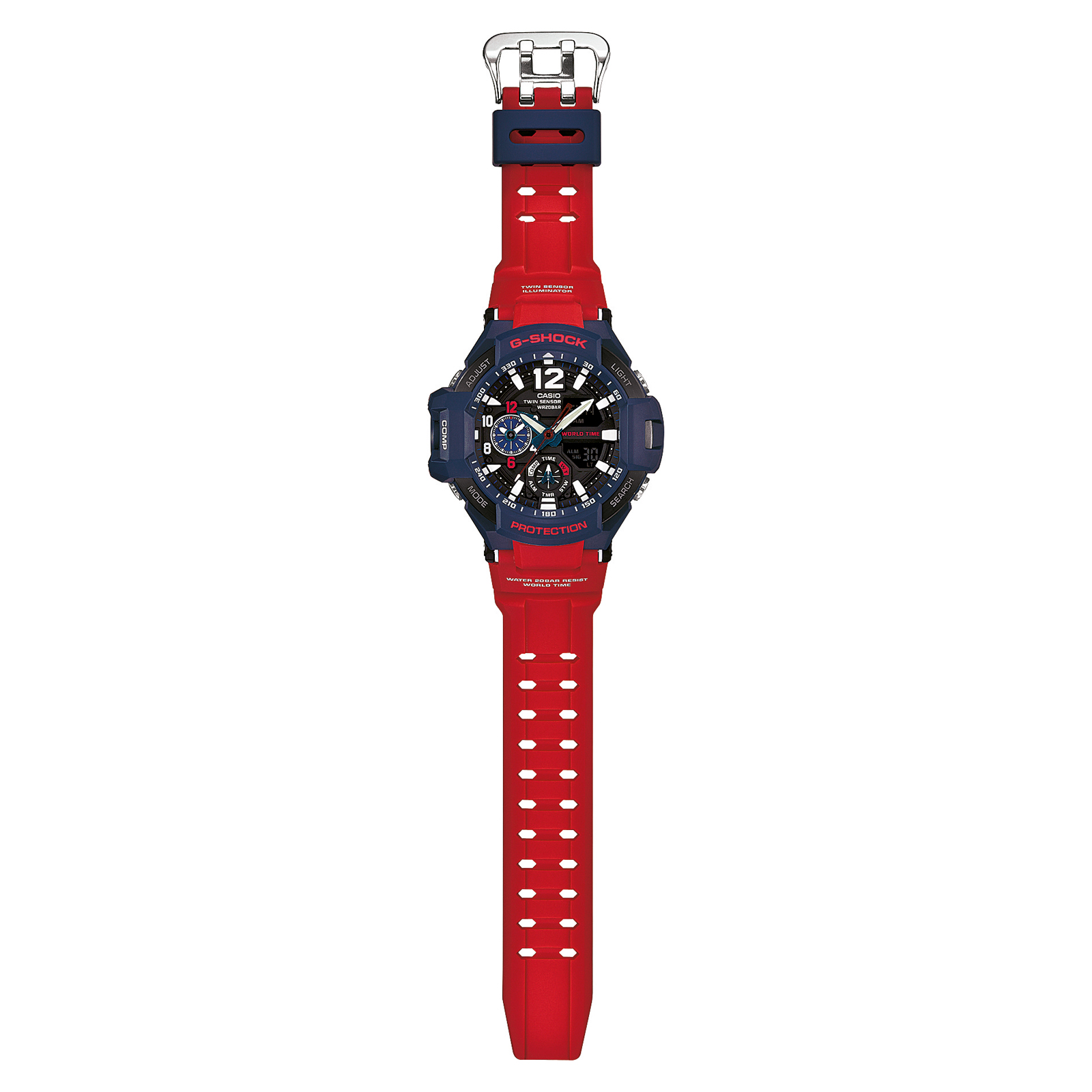 Reloj G-SHOCK GA-1100-2A Resina/Acero Hombre Azul