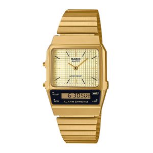 Reloj CASIO AQ-800EG-9A Resina Juvenil Dorado