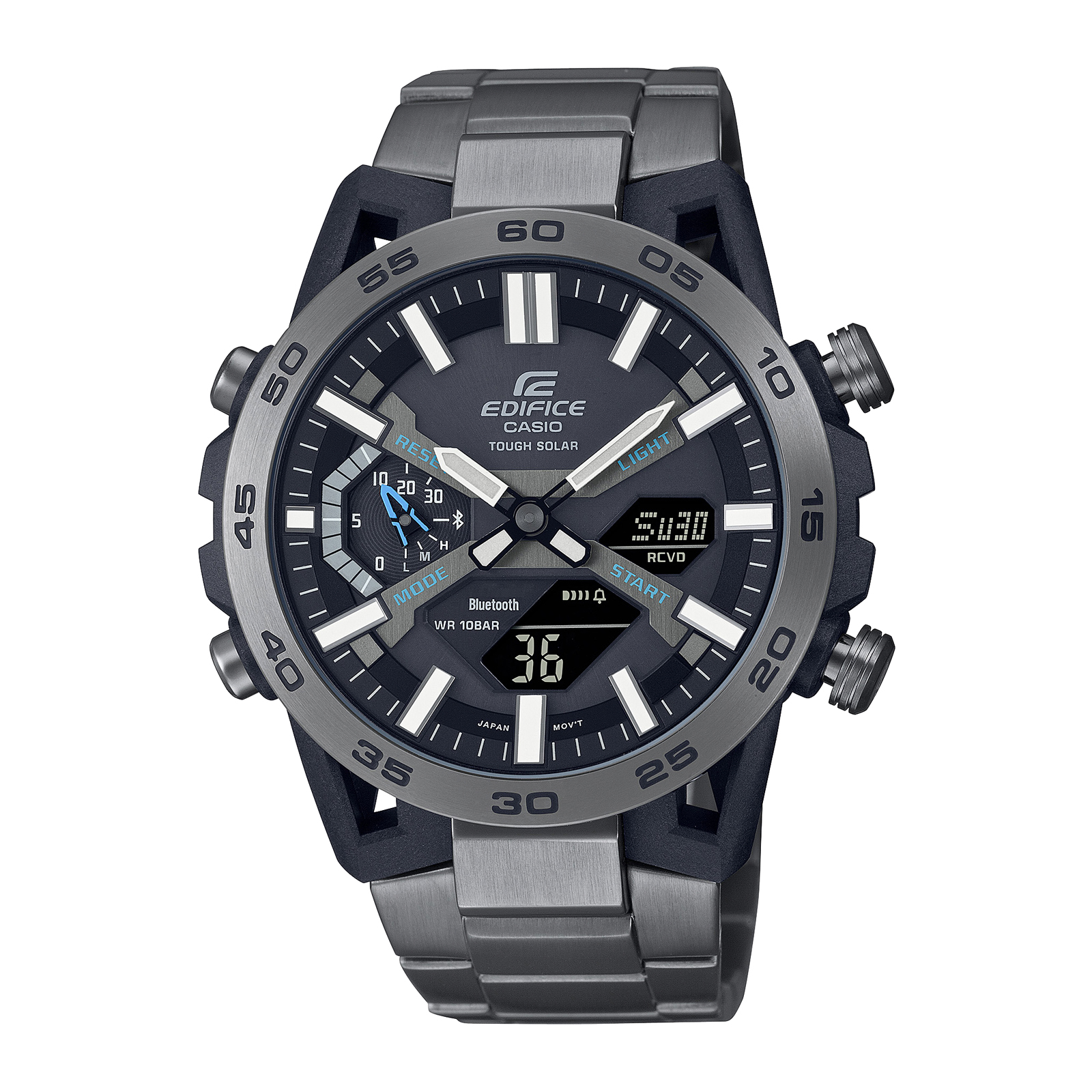 Reloj EDIFICE ECB-2000DC-1A Acero Hombre Negro