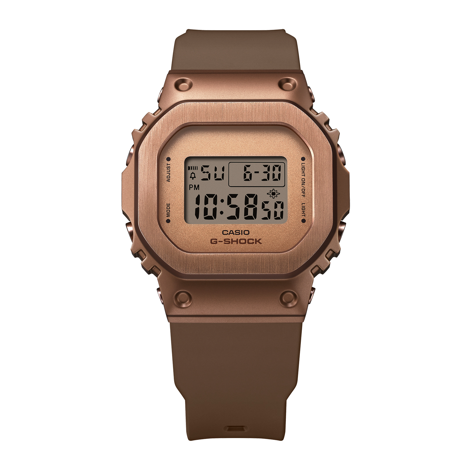 Reloj G-SHOCK GM-S5600BR-5D Resina/Acero Mujer Oro Rosa