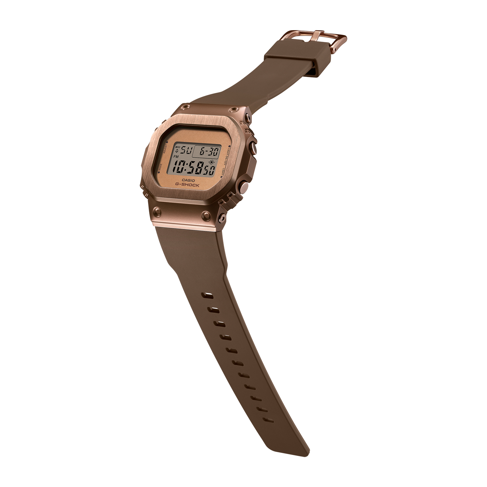 Reloj G-SHOCK GM-S5600BR-5D Resina/Acero Mujer Oro Rosa