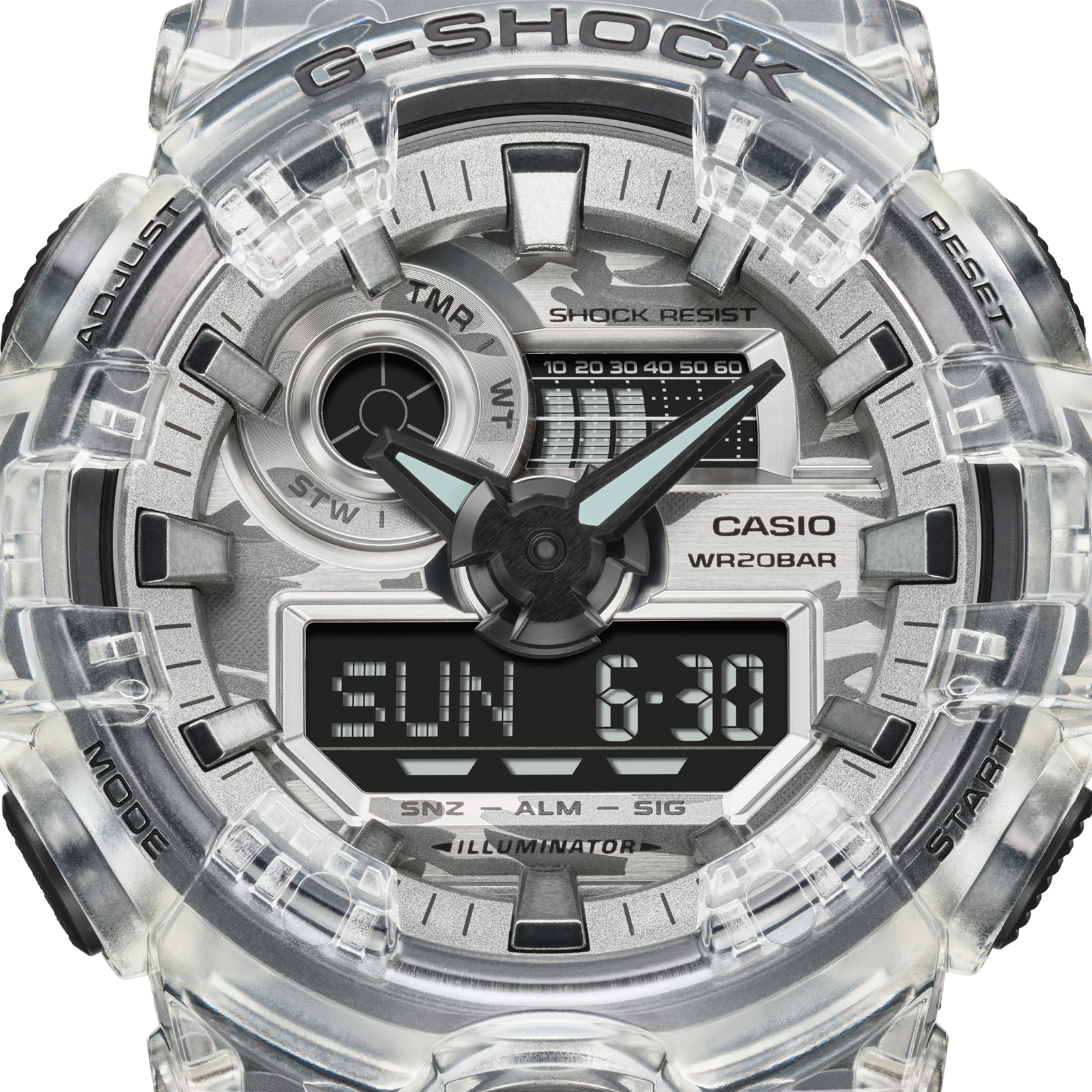 Reloj G-SHOCK GA-700SKC-1A Resina Hombre Gris - Btime