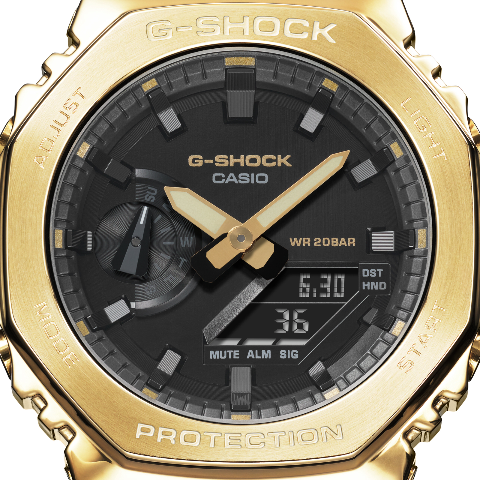 Reloj G-SHOCK GM-2100G-1A9 Resina/Acero Hombre Dorado