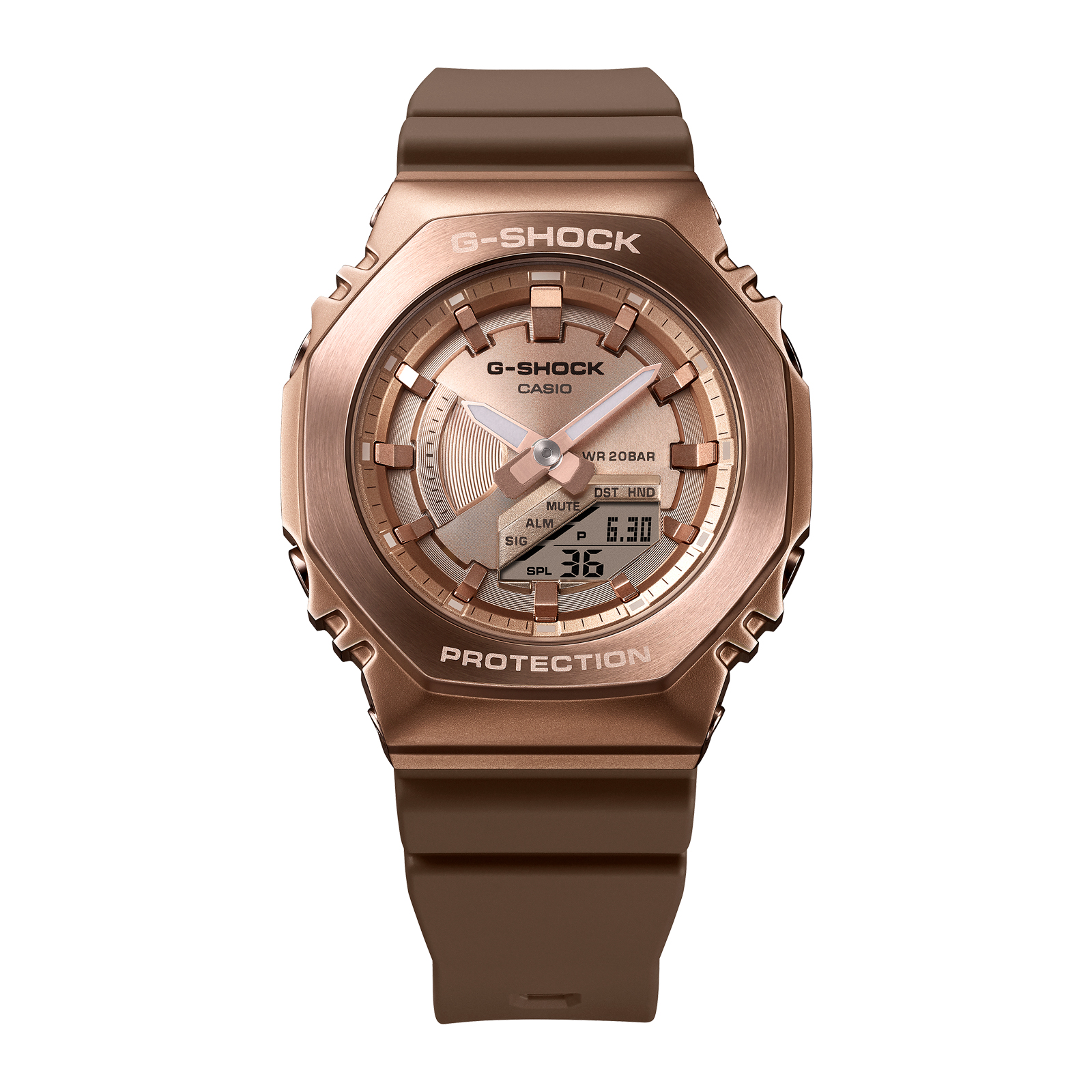 Reloj G-SHOCK GM-S2100BR-5A Resina/Acero Mujer Oro Rosa