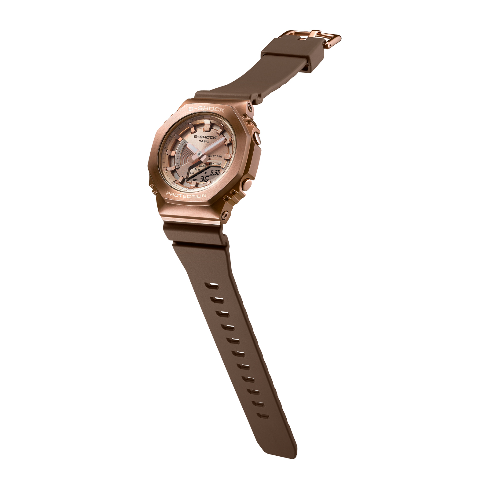 Reloj G-SHOCK GM-S2100BR-5A Resina/Acero Mujer Oro Rosa