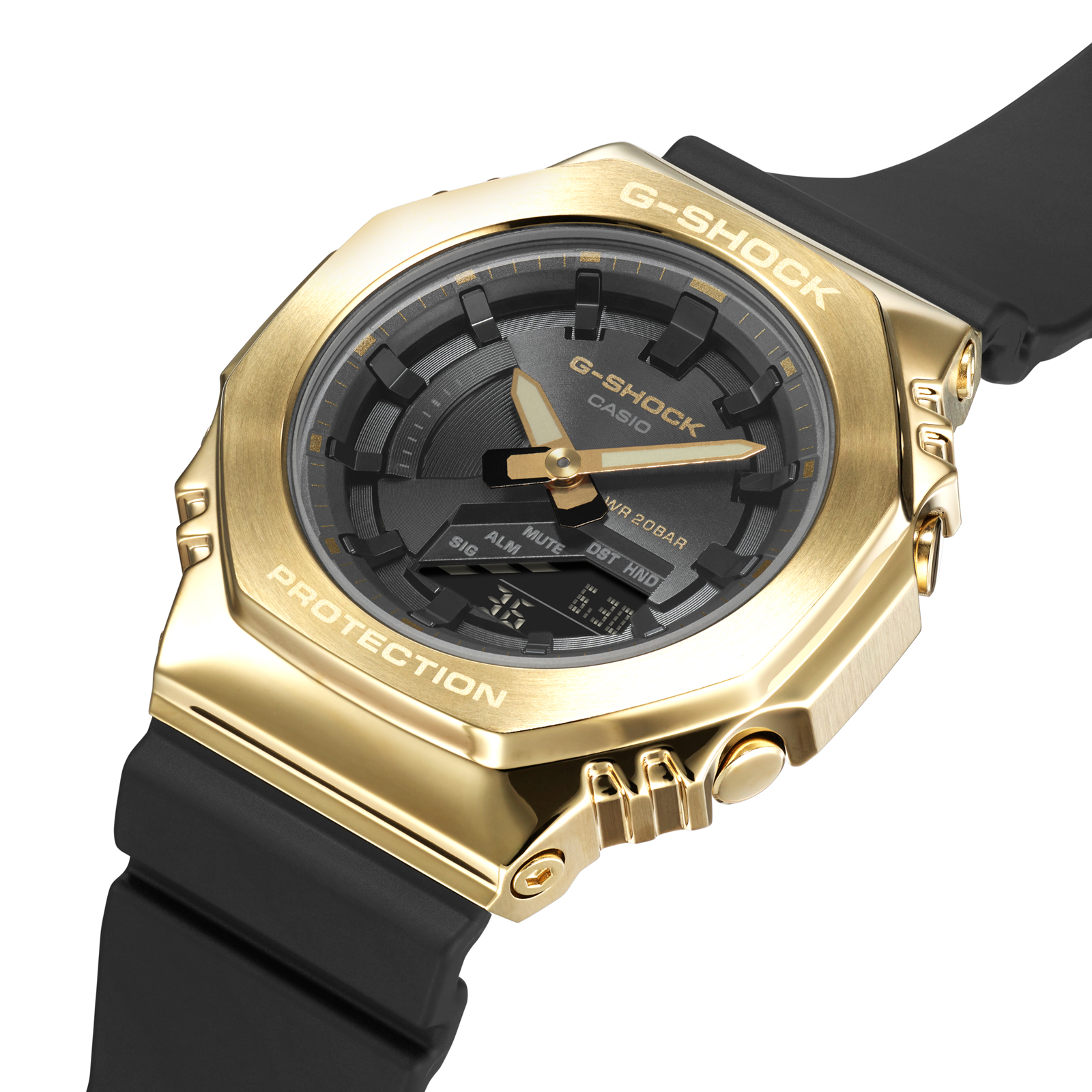 RELOJ HOMBRE CASIO G-SHOCK GA-2100GB-1AER DORADO