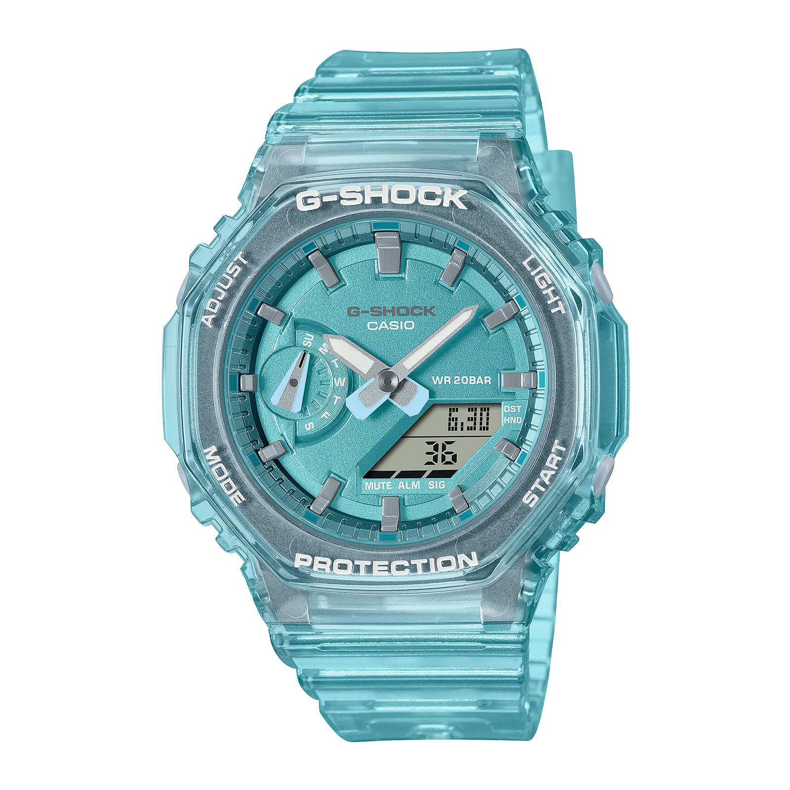 Reloj G-SHOCK GMA-S2100SK-2A Resina Mujer Celeste