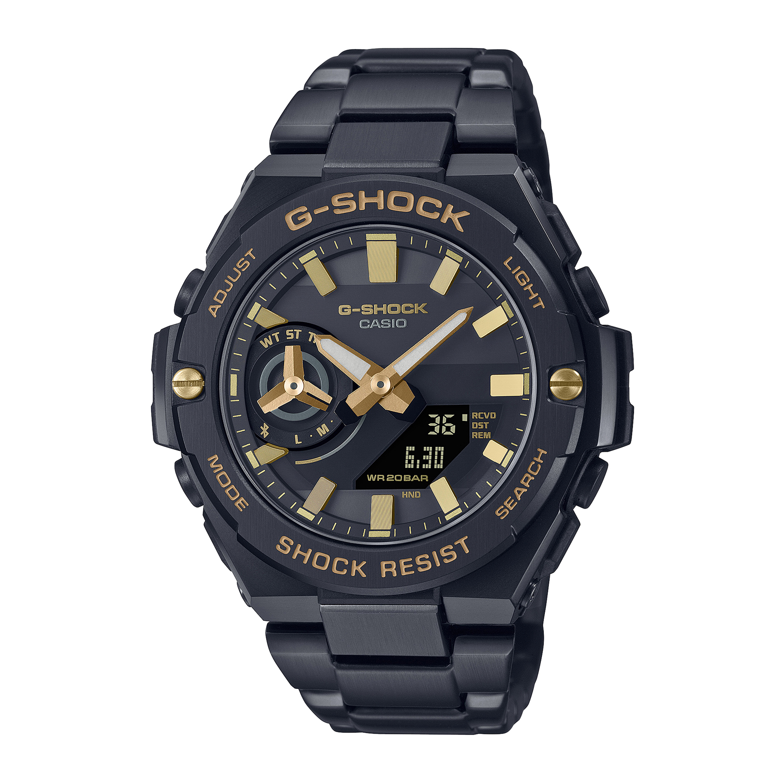 Reloj G-SHOCK GST-B500BD-1A9 Resina/Acero Hombre Negro