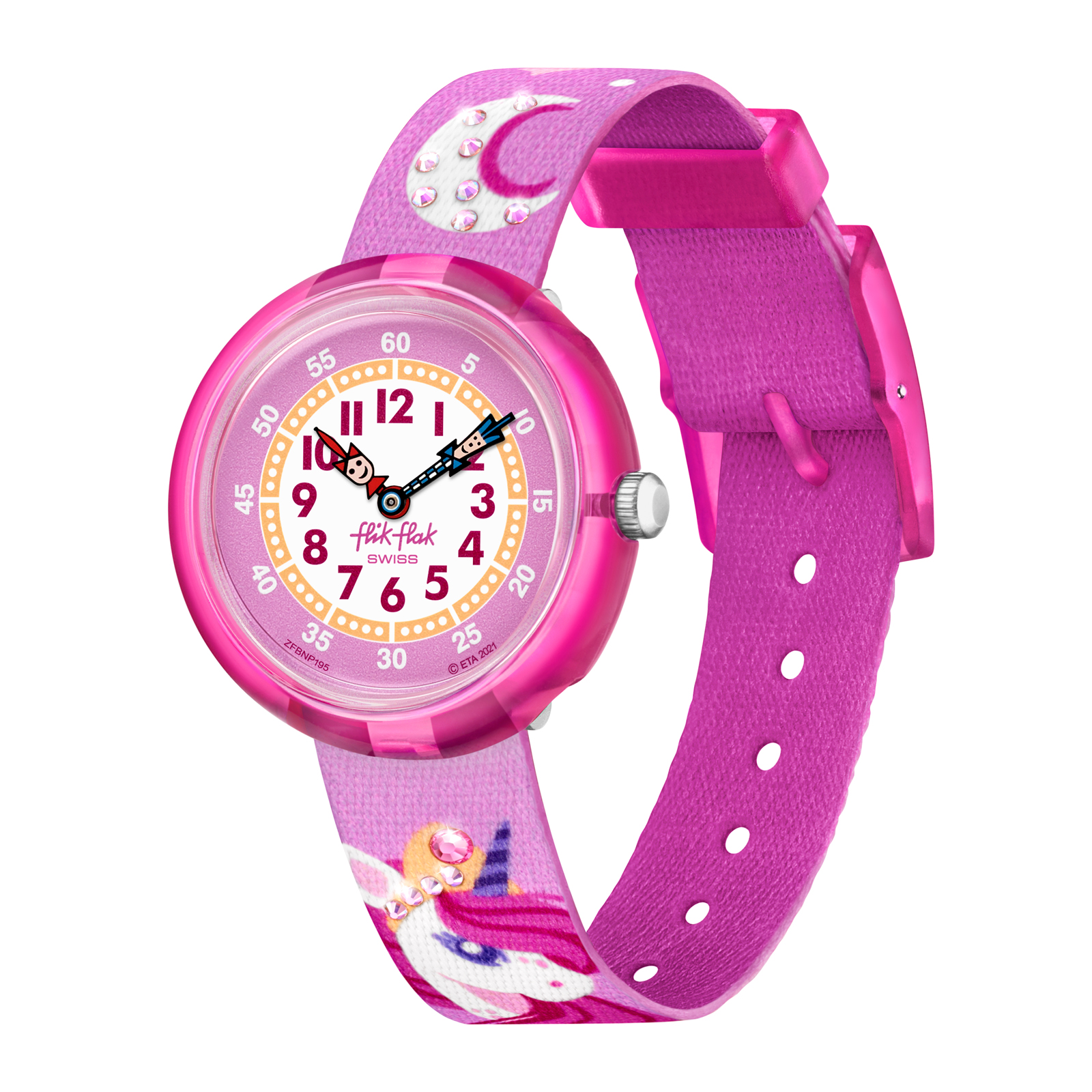 Reloj FLIK FLAK DREAMING UNICORN ZFBNP195 Niños Rosa