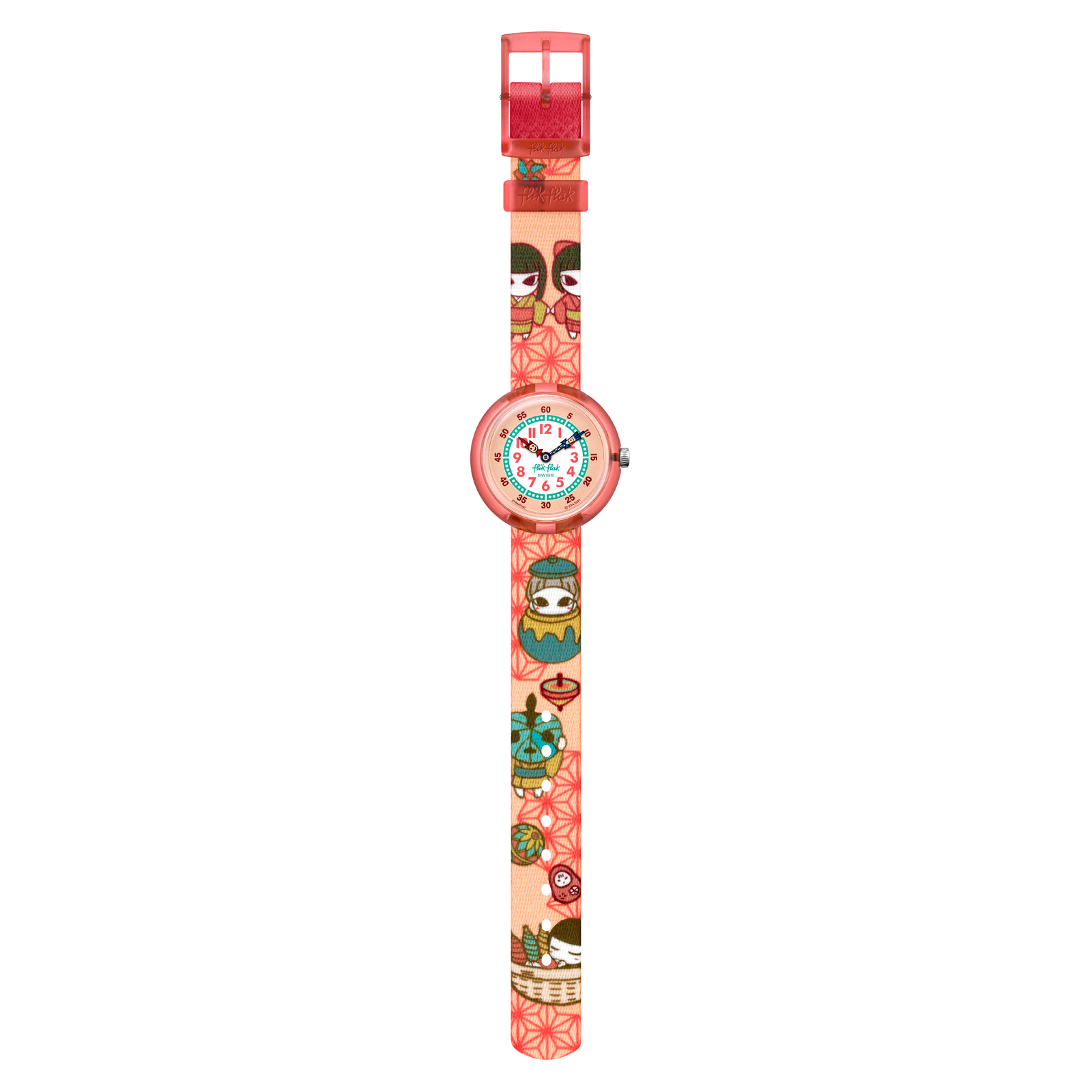 Reloj FLIK FLAK ZASHIKI-WARASHI ZFBNP200 Niños Naranja