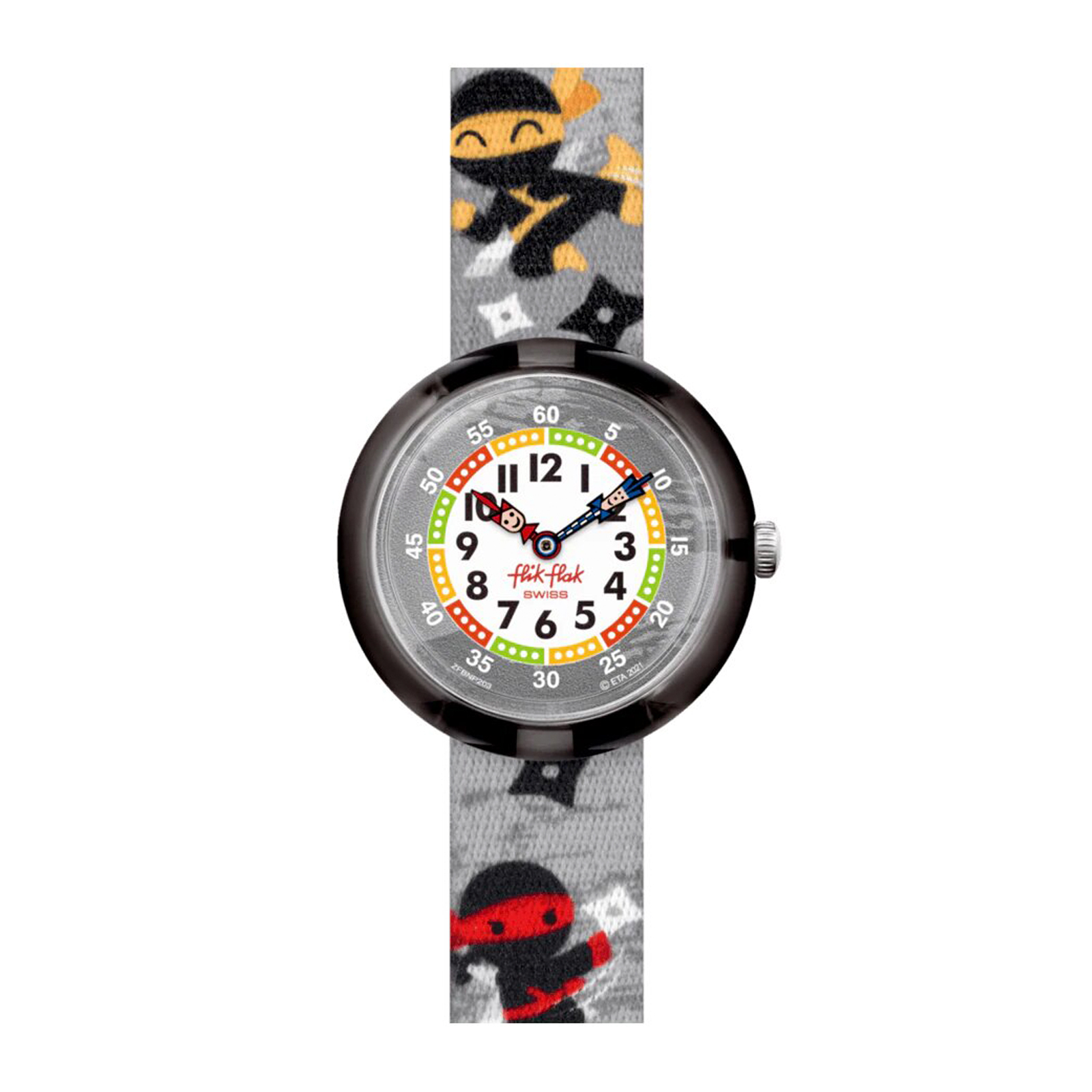 Reloj FLIK FLAK WAKUWAKU ZFBNP203 Niños Negro