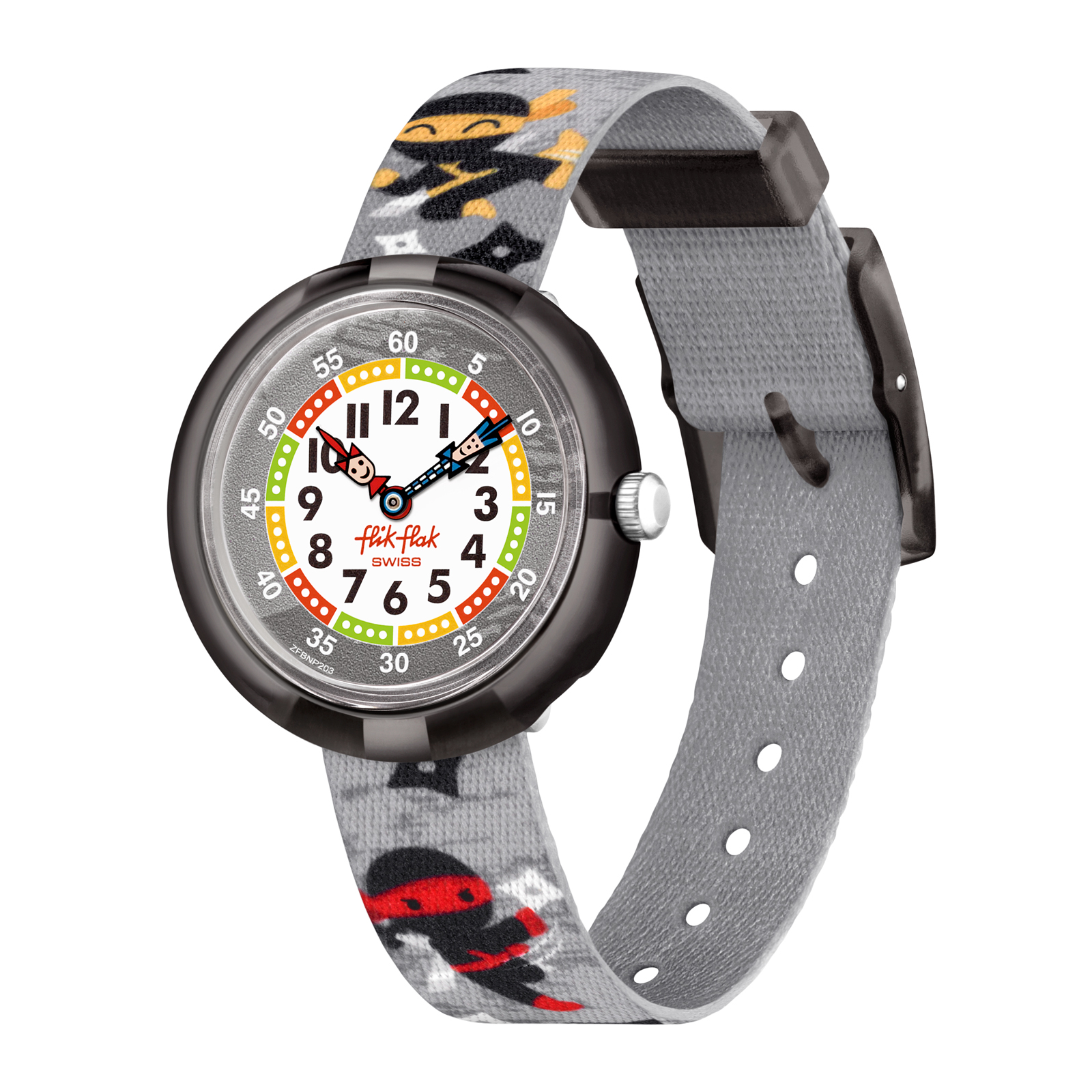 Reloj FLIK FLAK WAKUWAKU ZFBNP203 Niños Negro