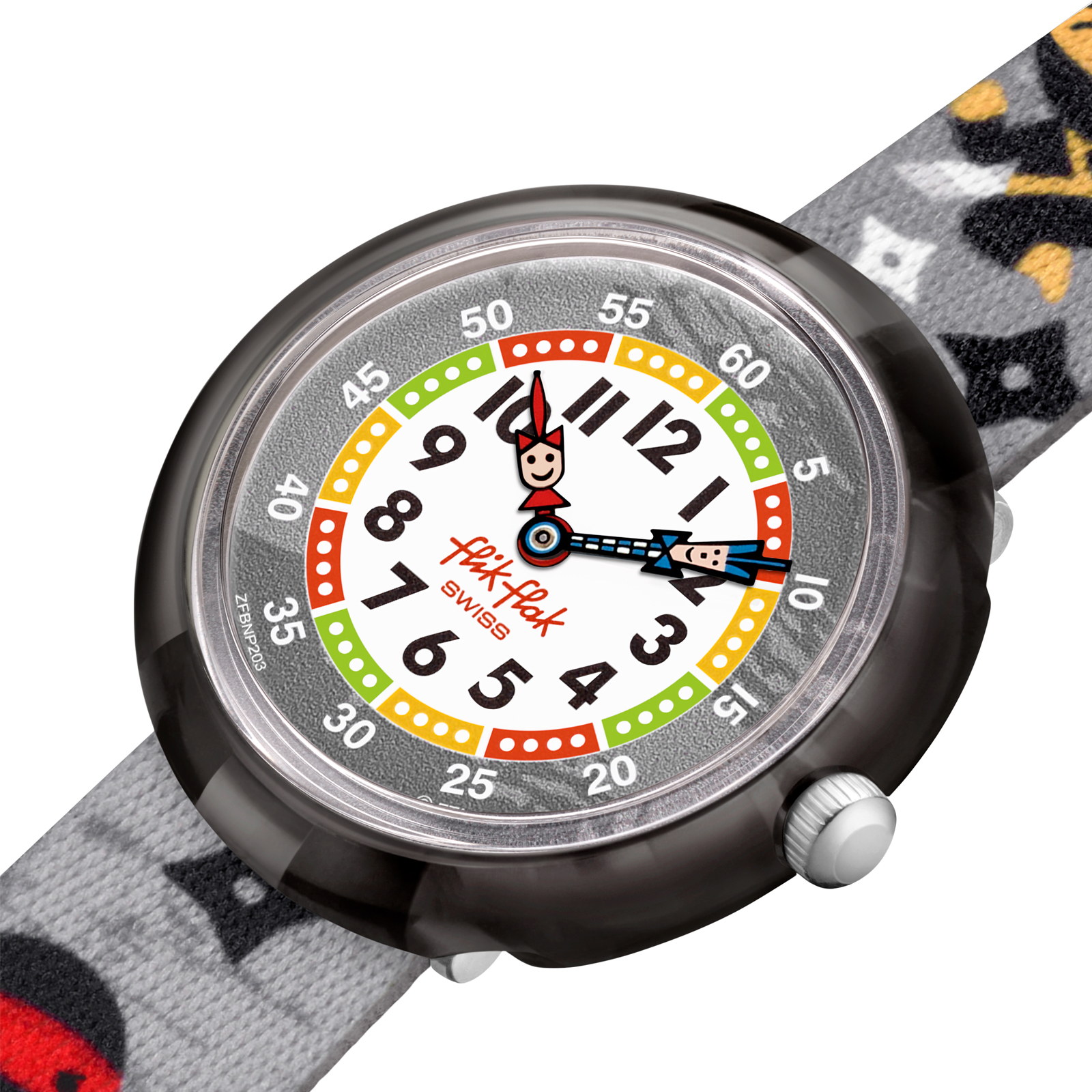 Reloj FLIK FLAK WAKUWAKU ZFBNP203 Niños Negro